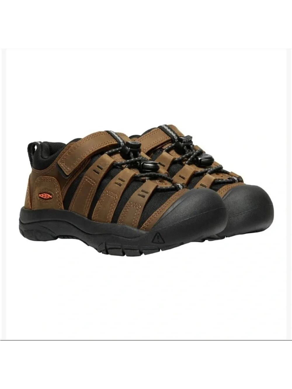 Keen Newport H2 Shoe Sandal Infant 9 Brown Bison/Black Closed Hiking Worn x 1